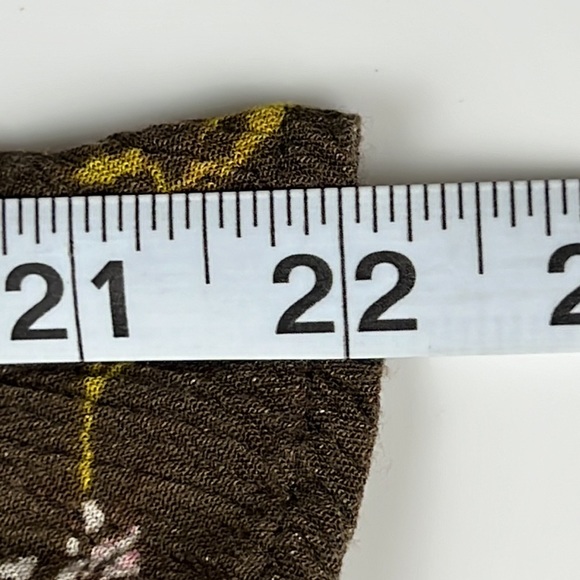 Eyeshadow Blouse Brown with Floral Print Sz: M - Picture 11 of 16